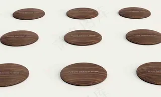 logo样机标志样机智能贴图