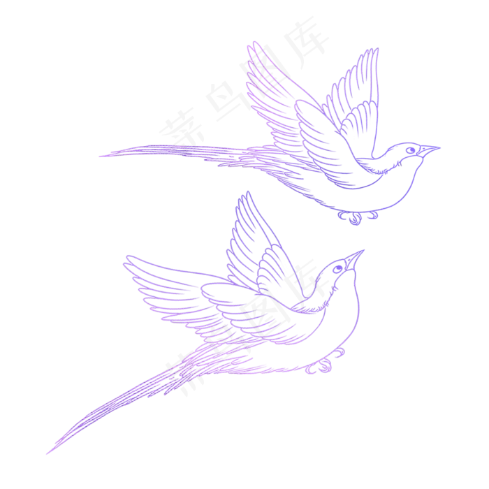 线描七夕节底纹(2000X2000(DPI:96))psd模版下载