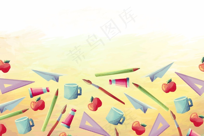 返校背景主题eps,ai矢量模版下载
