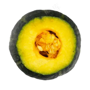 切开黄色南瓜