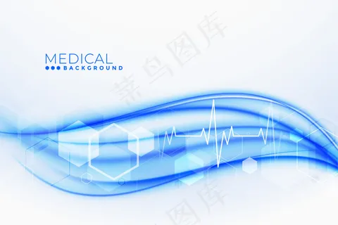 有心脏心跳线的医疗保健背景