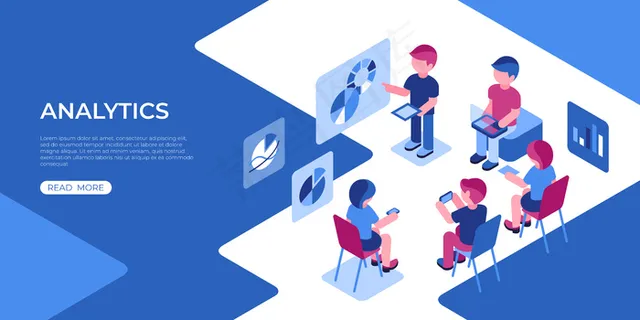 虚拟现实分析技术图标与人 虚拟现实分析技术图标与人