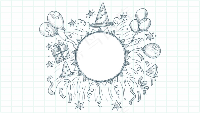 生日快乐小品庆典背景