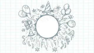 生日快乐小品庆典背景