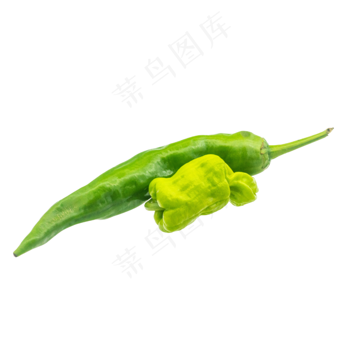 绿色配菜辣椒(3000*3000px 300 dpi )