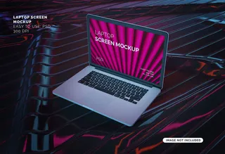 笔记本电脑屏幕模型样机