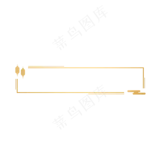 金色标题框