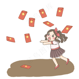 双十一红包雨PNG