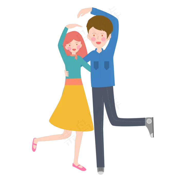 七夕告白情侣矢量ai矢量模版下载