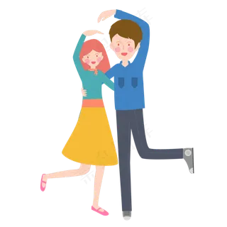 七夕告白情侣矢量