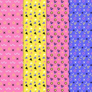 孟菲斯图案系列