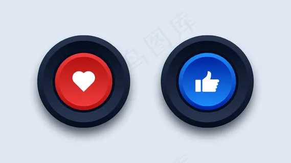 喜欢和喜爱的图标