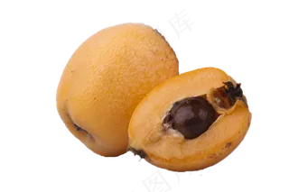 新鲜美味的枇杷果