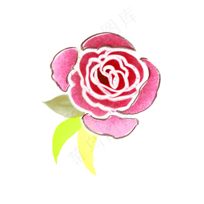 花七夕粉红色系png免抠图(4000X4000(DPI:300))psd模版下载