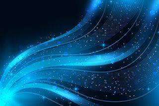 蓝色闪亮波浪背景