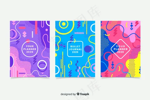 缤纷孟菲斯封面系列