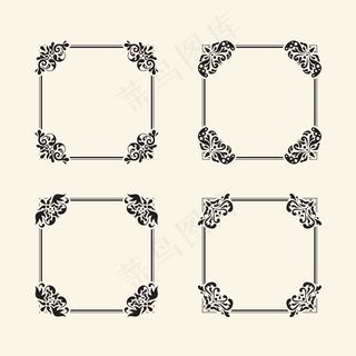 复古装饰框套装