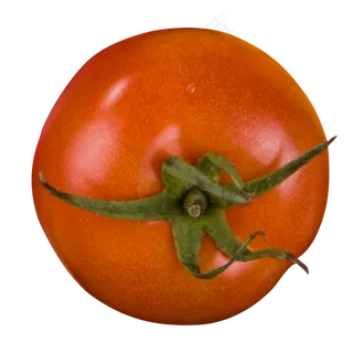 红色圆弧西红柿元素