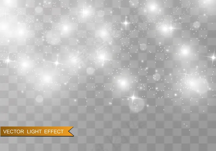 美丽的火花闪耀着特殊的光芒。eps,ai矢量模版下载