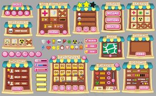 面向手机app移动应用的平台游戏用户界面