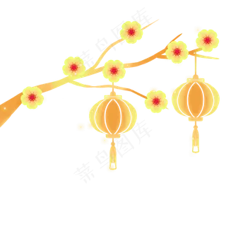 梅花灯笼喜迎新春 梅花灯笼喜迎新春