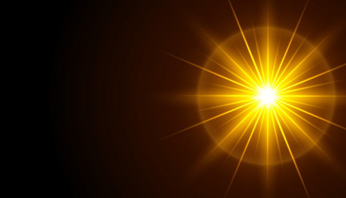 具有发光光线效果的黑色背景