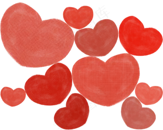 七夕节爱心配图