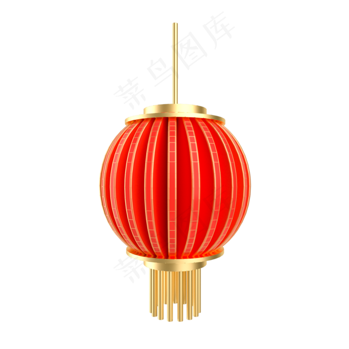 元旦节灯笼挂饰(2000X2000(DPI:300))psd模版下载