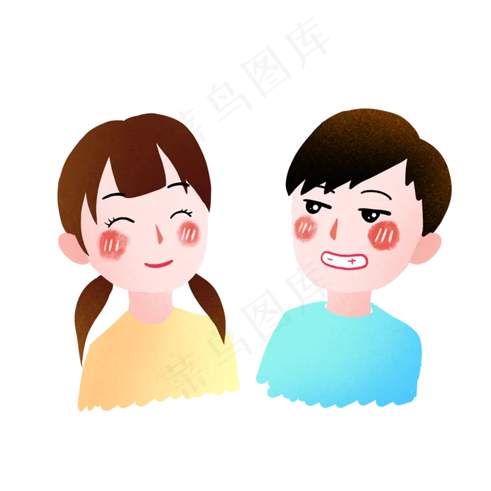 情人节七夕情侣微笑(3543X4724(DPI:150))psd模版下载