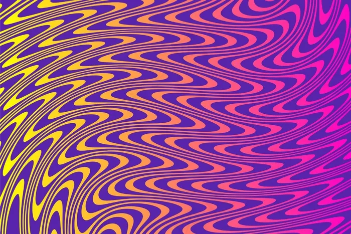 渐变粉色和黄色扭曲的背景