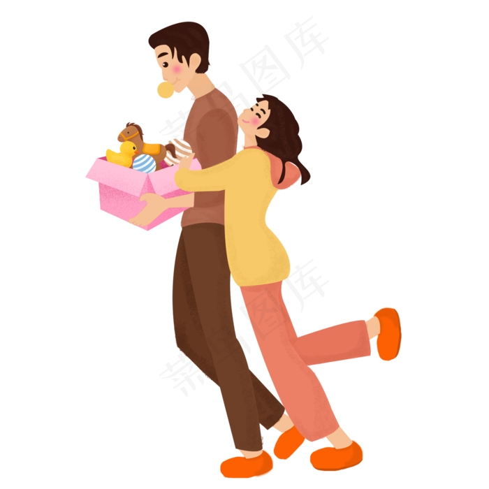 七夕情人节矢量元素