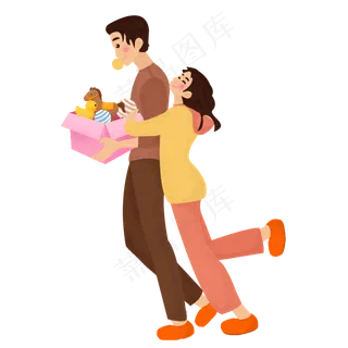 七夕情人节矢量元素