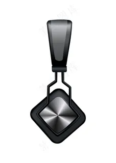 黑色音乐耳机或白色游戏耳机