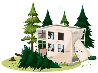 白底隔震震破楼