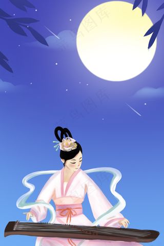 中秋佳节圆月当空中秋