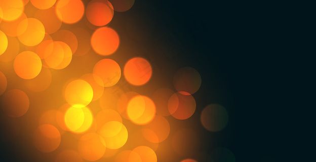 黄色灯光效果的背景设计