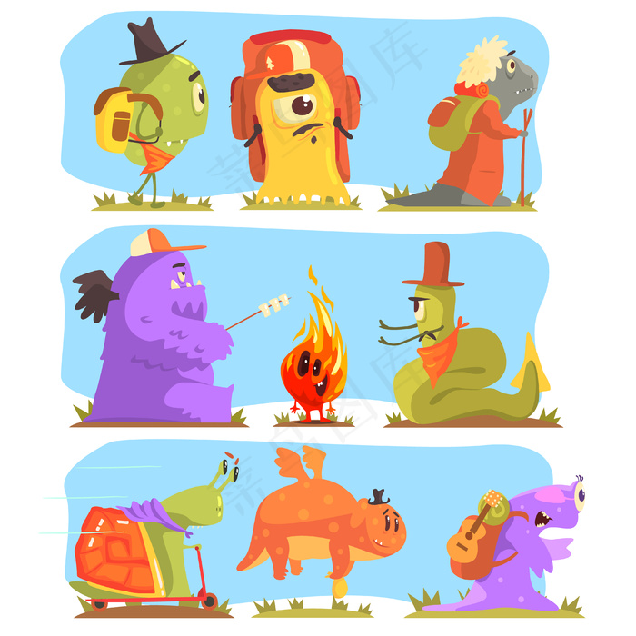 怪物远足和野营