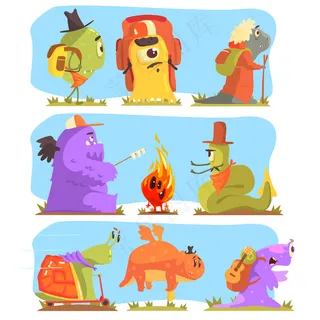 怪物远足和野营