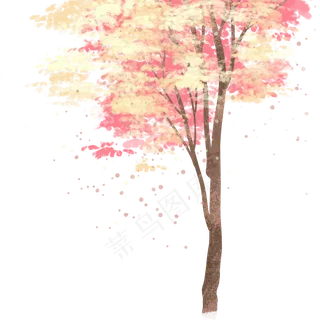 卡通秋天枫树下载