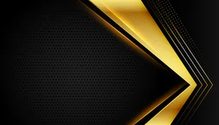 黑色和深色的优质金色线条