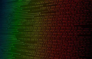 赛博电路未来技术概念背景