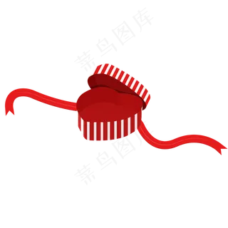 七夕情人节手绘矢量礼物盒