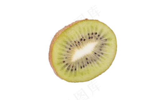 被切开的美味猕猴桃