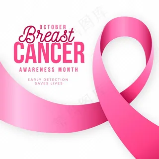 乳腺癌宣传月概念