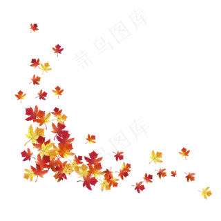 秋天枫叶矢量装饰