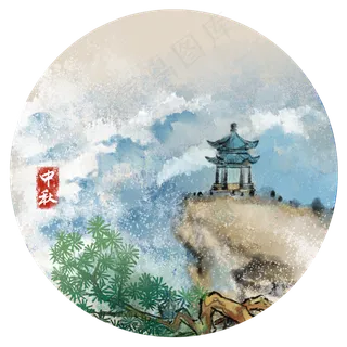 江边观潮中秋习俗