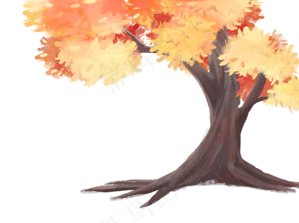 秋季树木