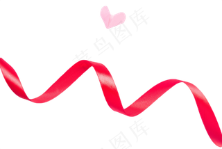 红色丝带爱心