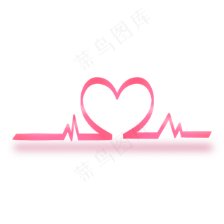 粉红色梦幻七夕情人节心跳爱心