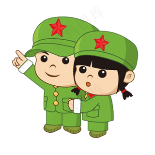 卡通军人|军人
